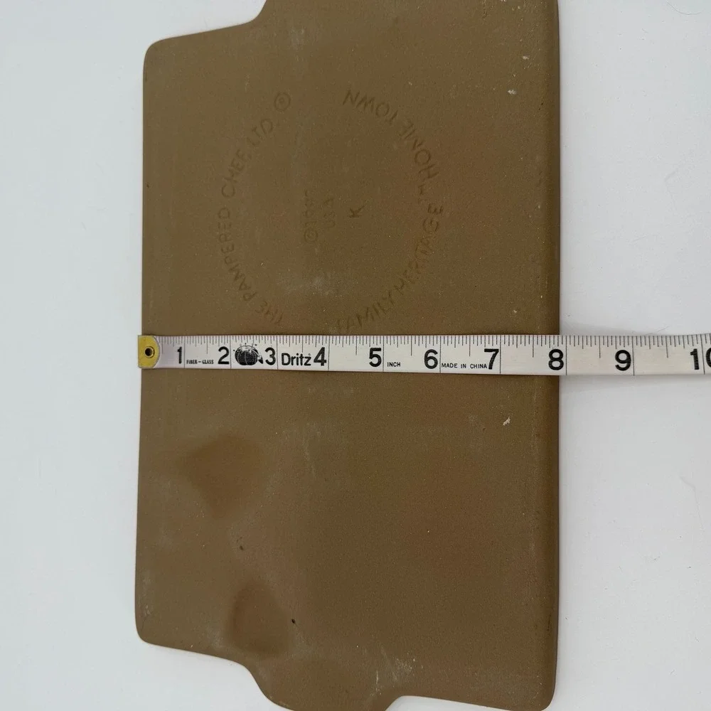 Vtg Pampered Chef #1805 School Post Office Gingerbread House Stoneware Mold